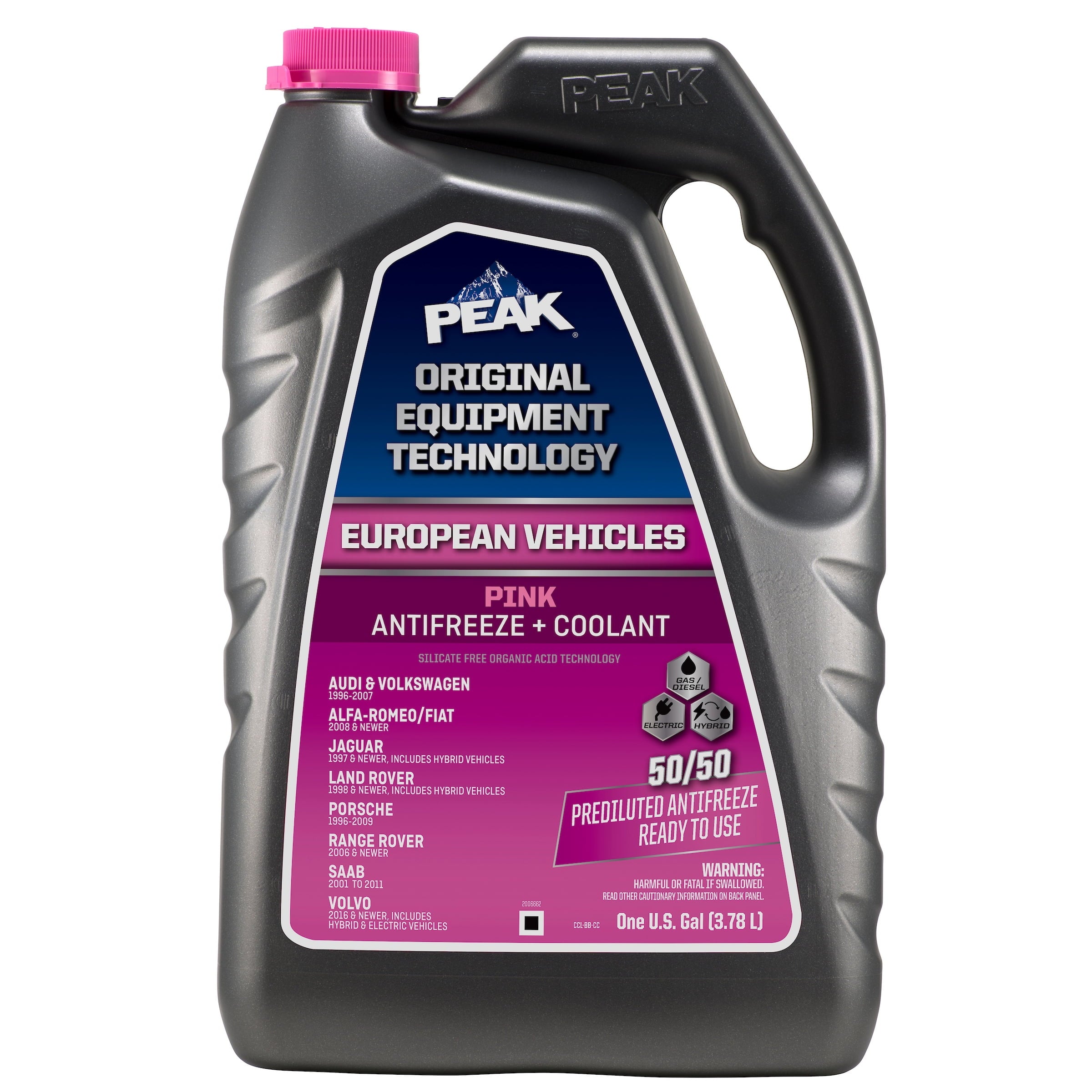 Peak OEM European Pink 50/50 Antifr