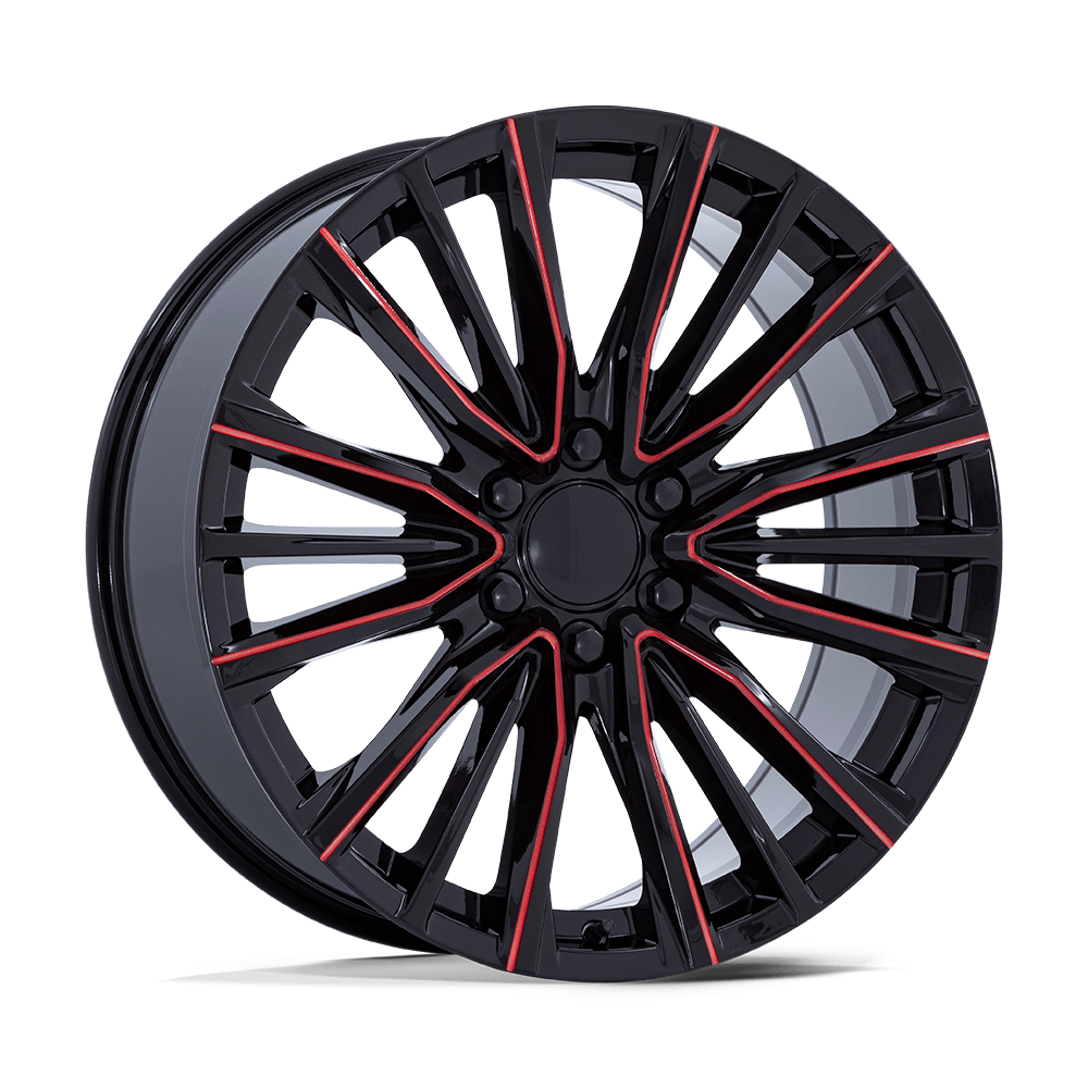 Performance Replicas PR223 24X10 6X5.5 78 +28 G-BLK MILL-RED