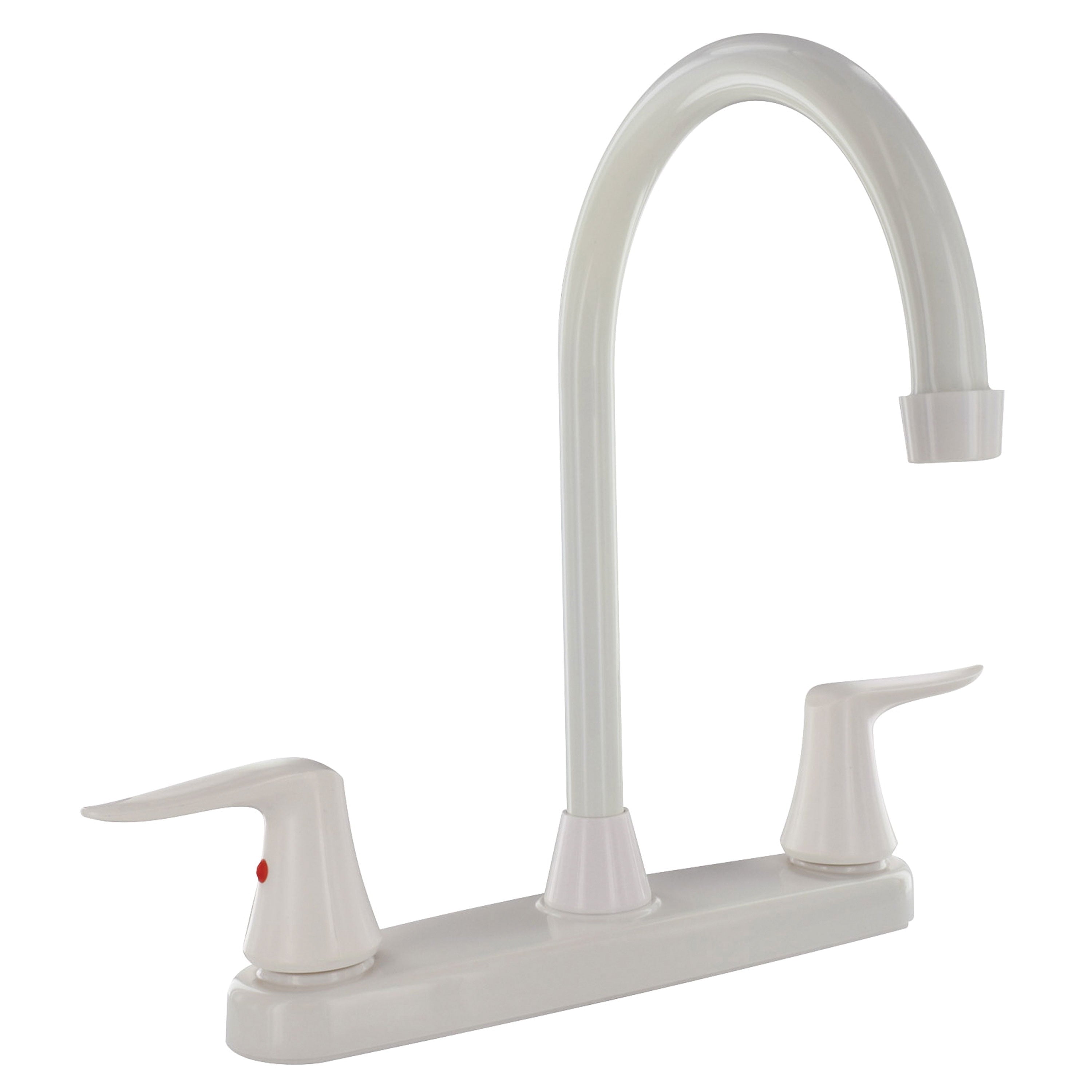 Catalina 8  Kitchen Faucet White