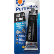 Permatex Ultra Black Maximum Oil Resistance RTV Silicone Gasket Maker, Sensor Safe And Non-Corrosive, For High Flex And Oil Resistant Applications 3 oz - 75190