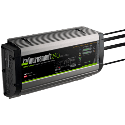 ProTournament 240 Elite 24 amp, 2-Bank Professional Grade WP Battery Charger