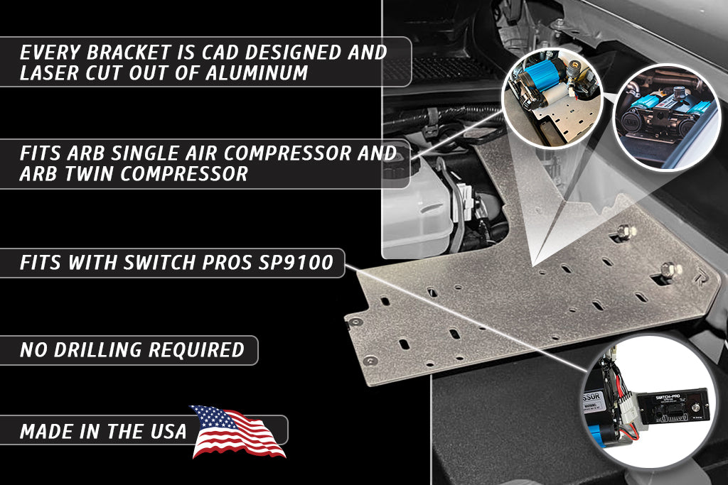 2016-2023 3rd Gen Tacoma Air Compressor Mount