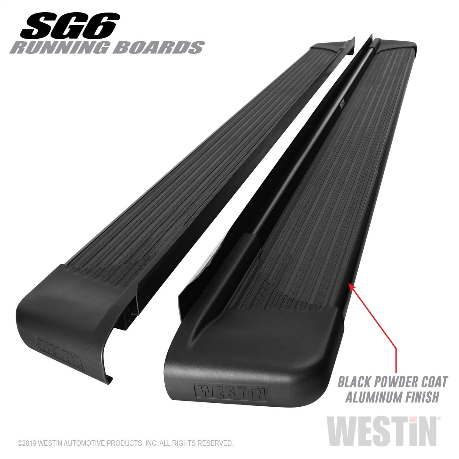 SG6 Rbs Blk Alum Rb 85.5 in. Blk