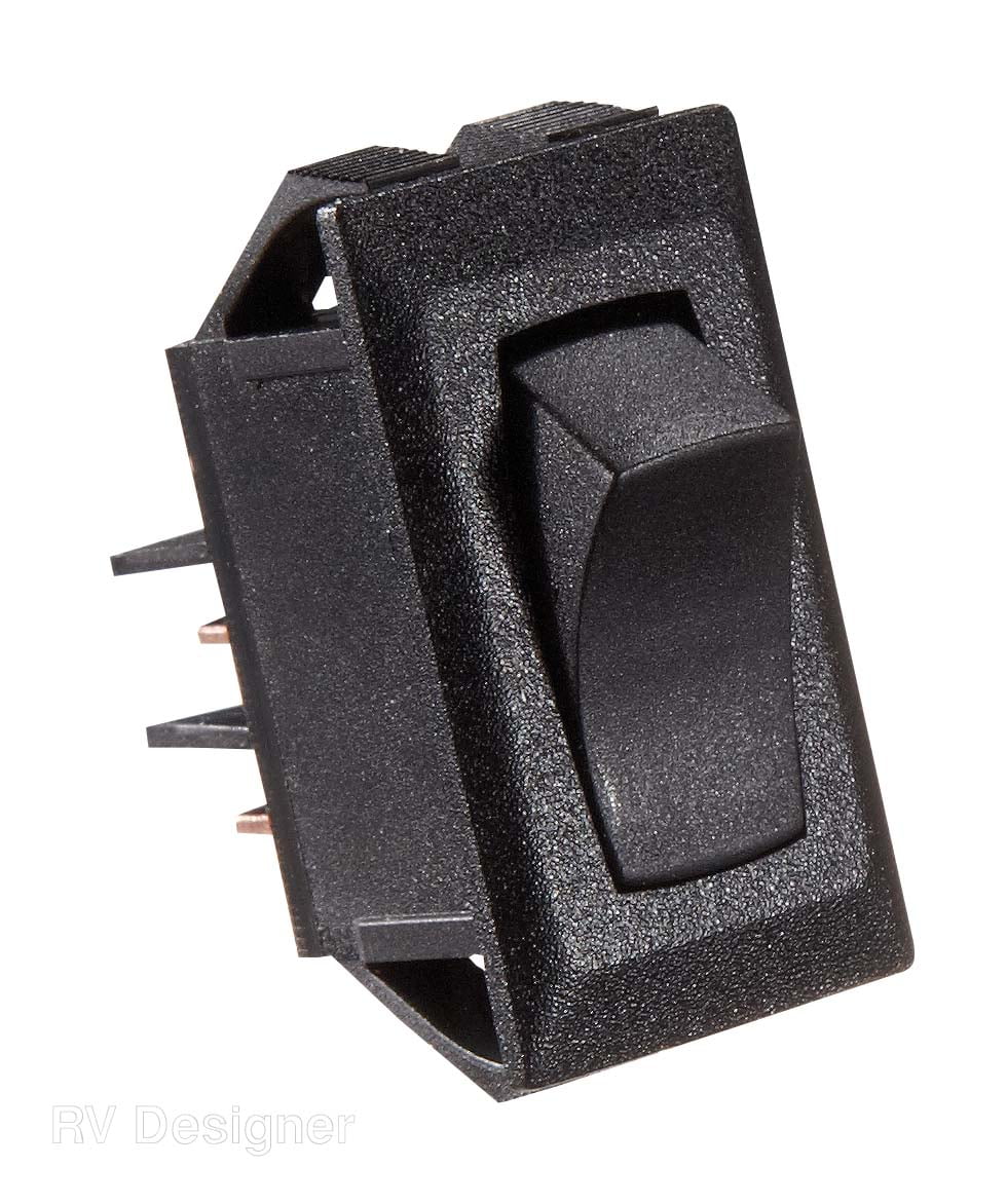 10 a Black Rocker Switch