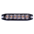 White-Amber Strobe Pro Series 6-LED