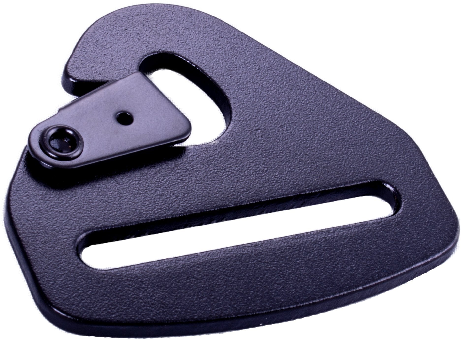 Blk 2' Snap Hook Belt End Blk