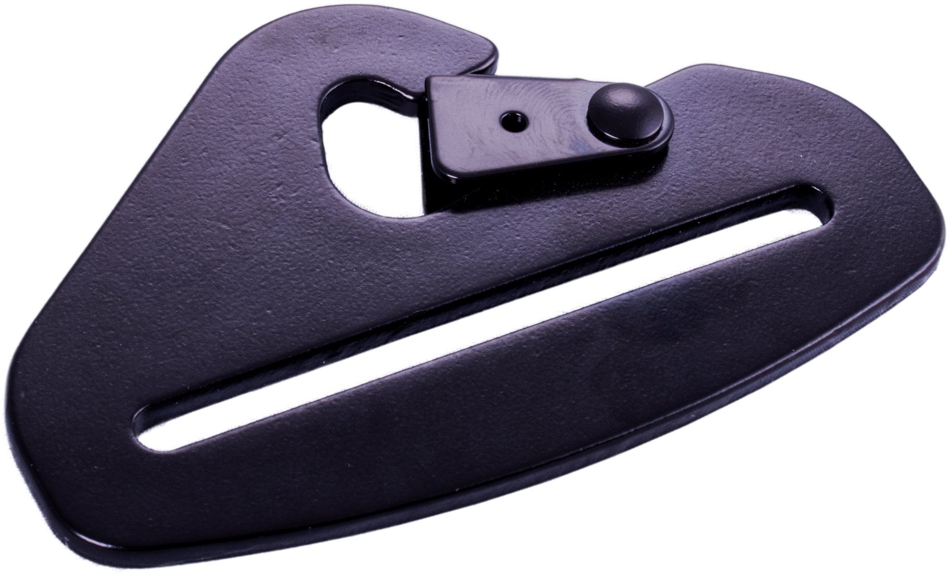 Blk 3' Snap Hook Belt End Blk