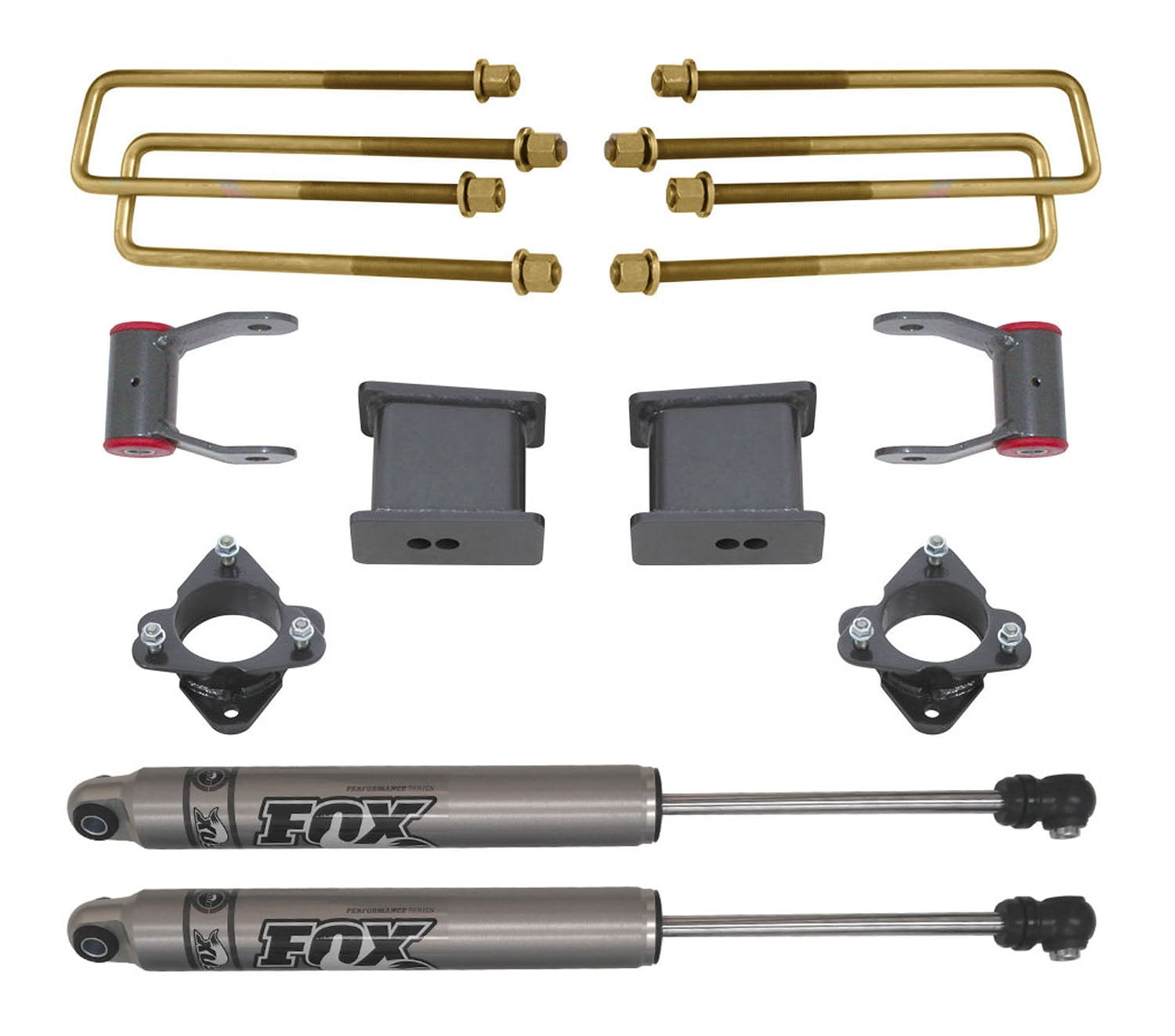 5' Blocks  U-Bolts  Fox Shocks