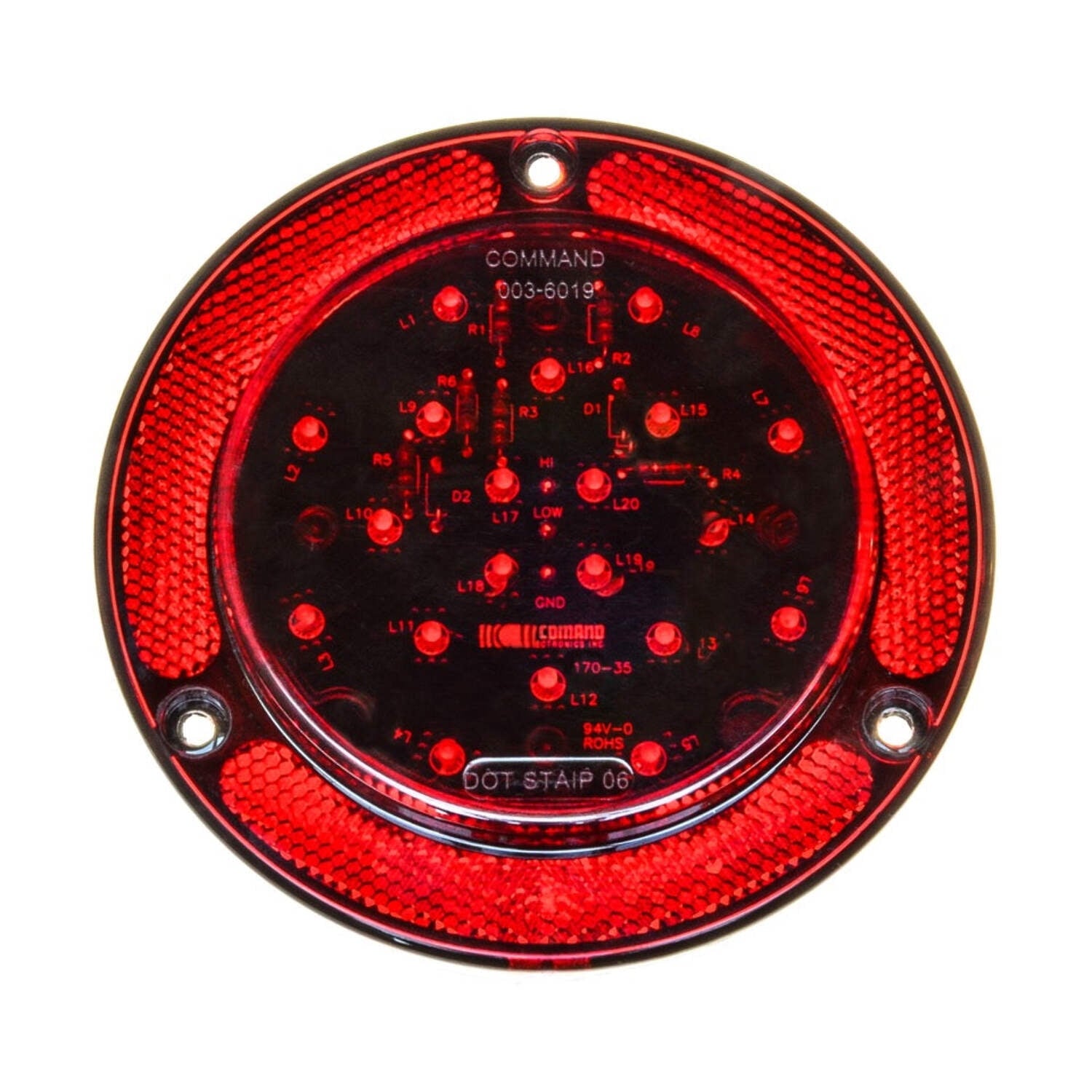 Surface Mount 20LED Stt Light Round