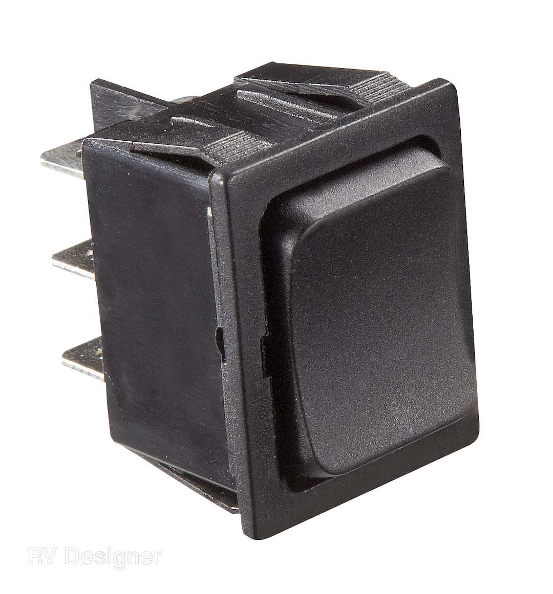 5A Black Rocker Switch