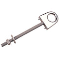 Chrome Zinc Bow Eye 3/8' X 3'