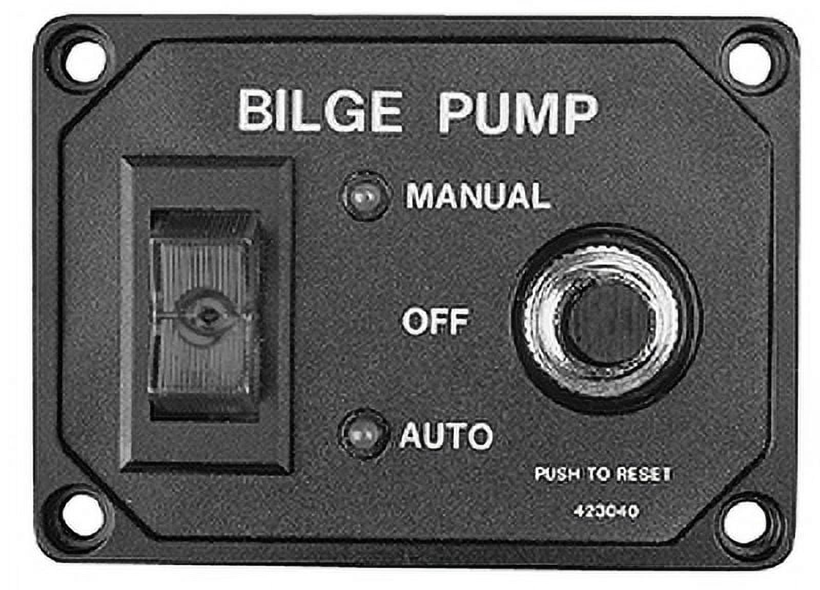 Sea-Dog Line Bilge Pump Switch Panel With/Brkr 423040-1