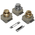 Push Button Rim Latch - Chrome
