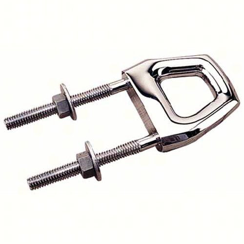 Sea Dog Twin Shank Bow Eye, 2-15/16" Shaft, Chrome