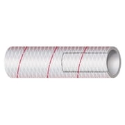 1/2' Clr Reinf PVC W/Red Tracer 50'