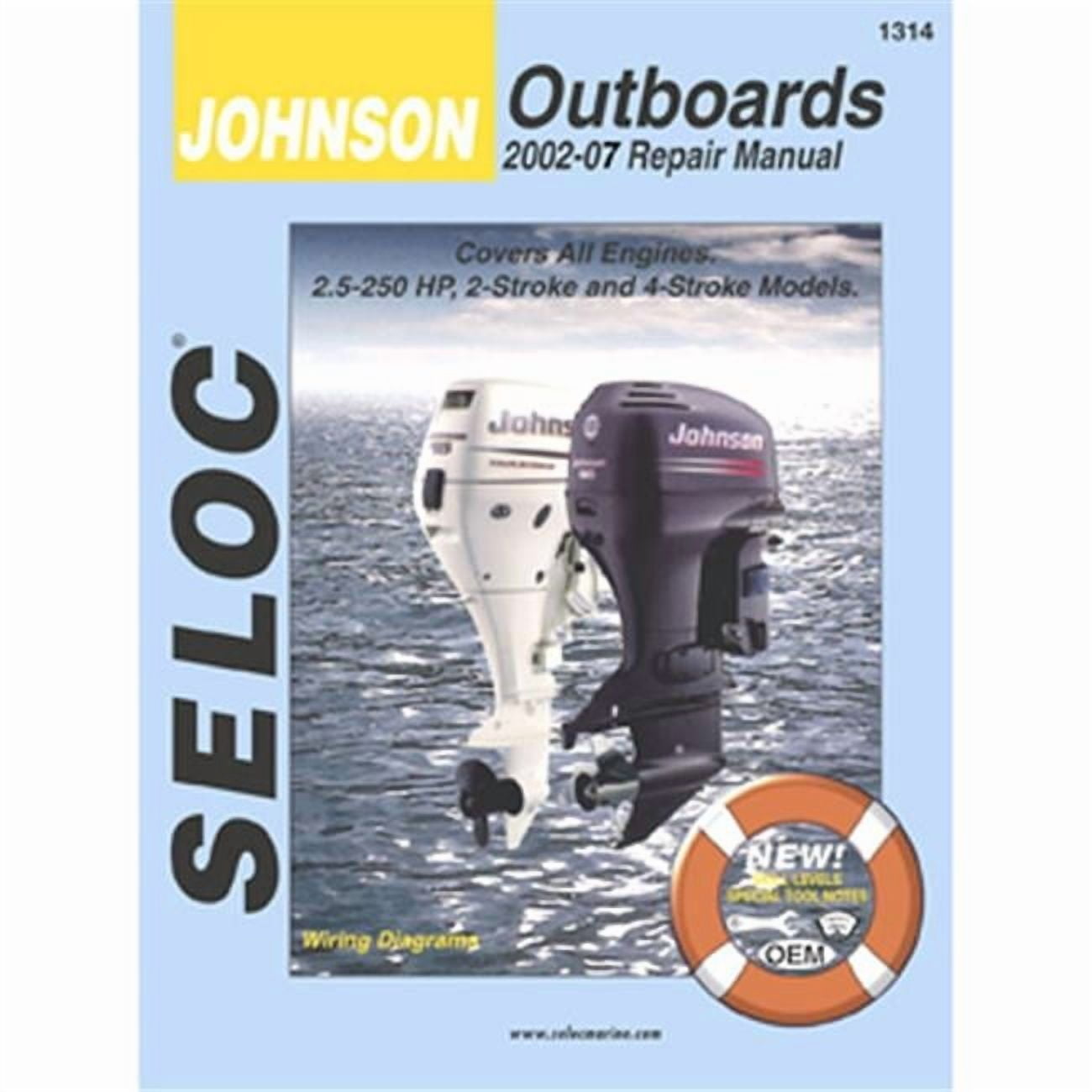 Sierra International Seloc Manual 18-01308 Johnson/Evinrude Outboards Repair