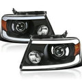 Projector Headlights with LED Bar M
