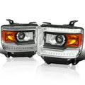 Projector Headlight with LED Bar -