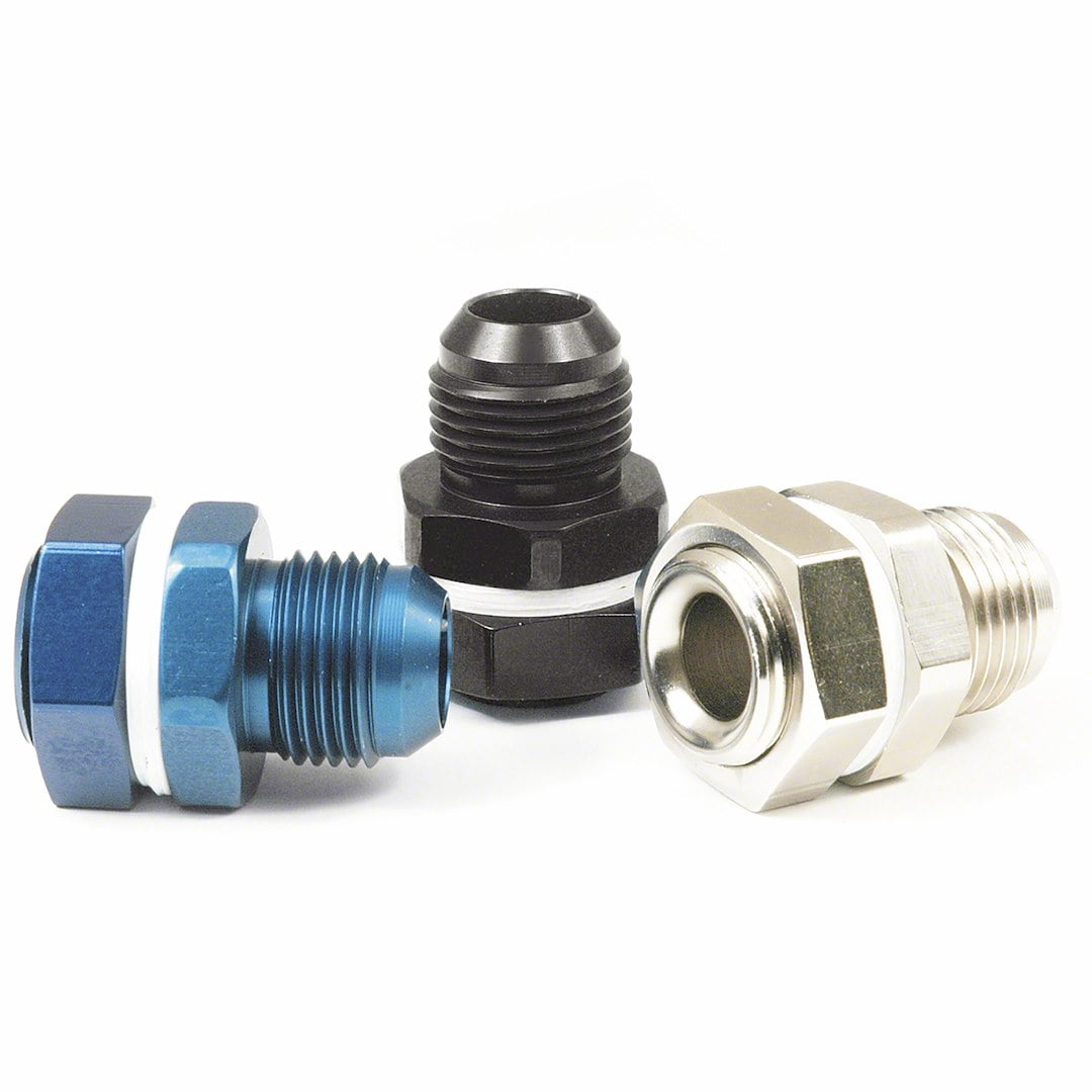 -10AN Blk Fuel Cell Bulkhead