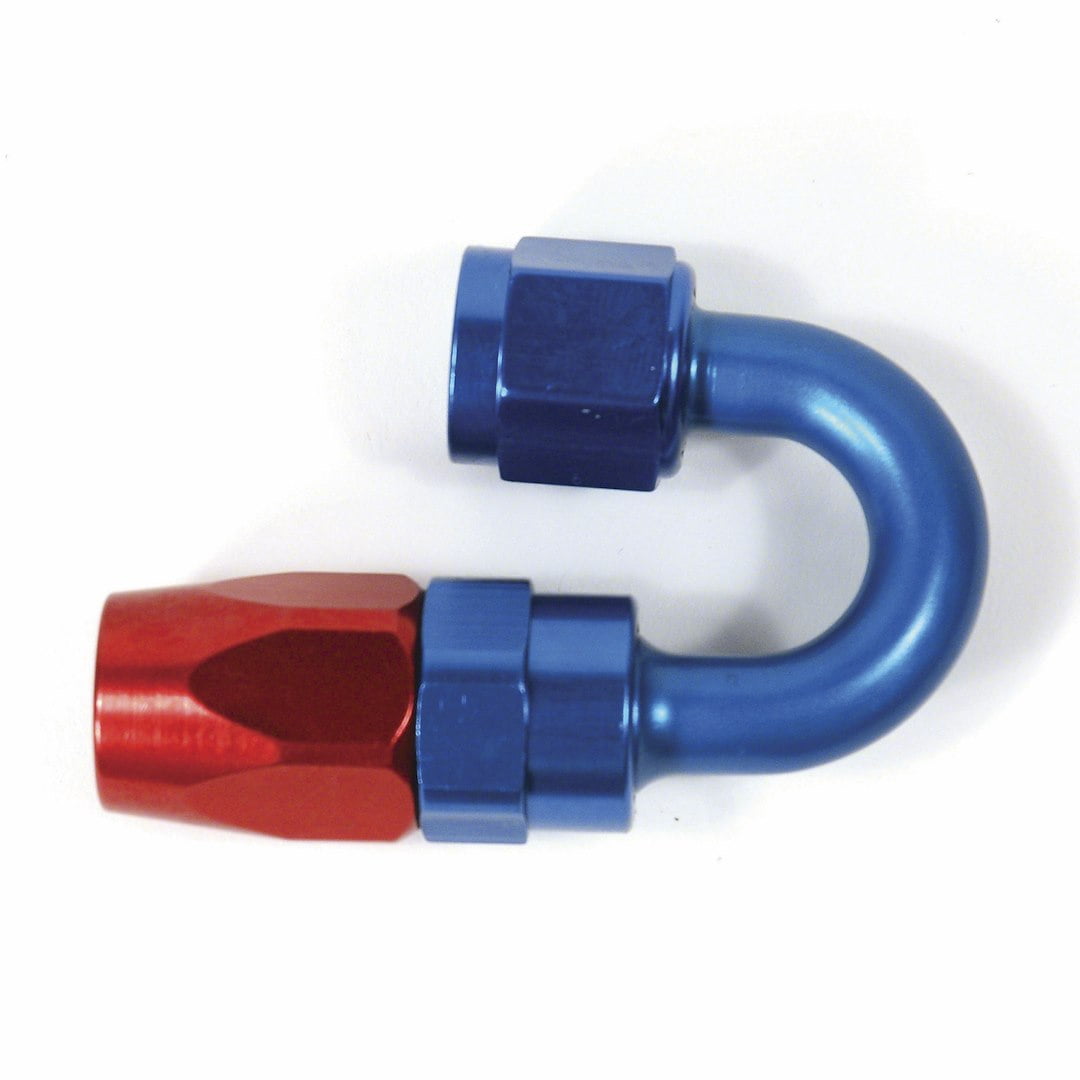 -8AN X 180  R/B Push-On Hose End