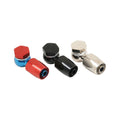 -6AN X 9/16'-24 Blk Banjo Ftg/He