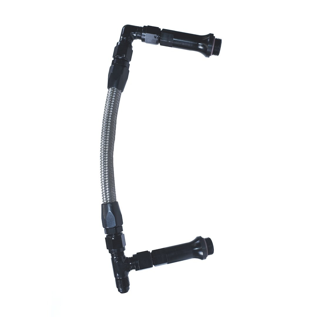 -6AN Bk Dual Inlet Holley  Ultra HP