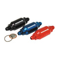 Blk In-Line Fuel Filter  -8AN X 4'