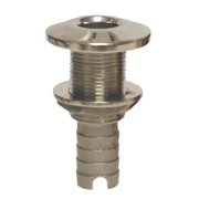 Stainless Steel Hose Barb Thru-Hull Fitting - 2 in.