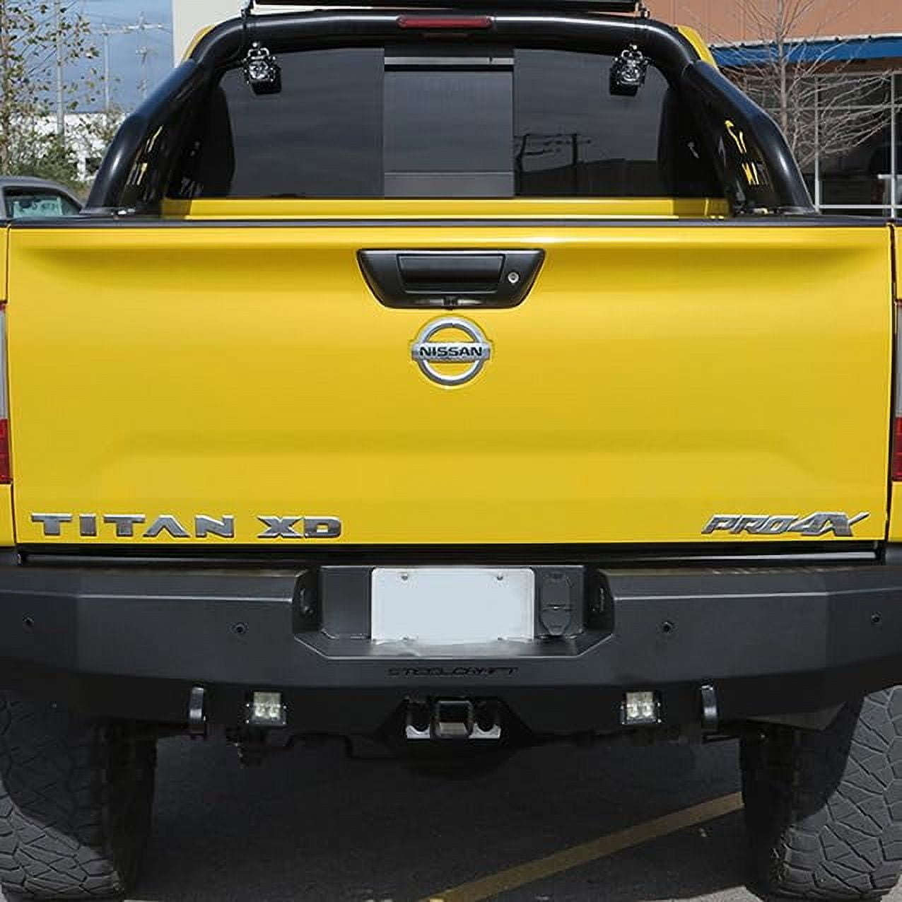 Fortis Rear Bumper Textured Black