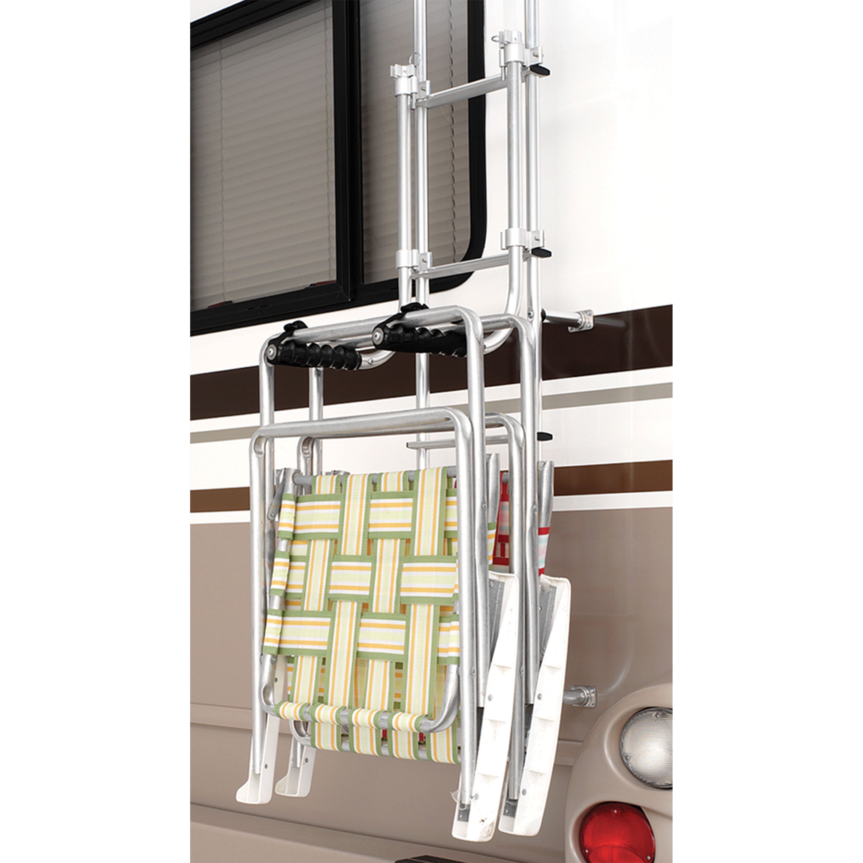 Ladder Mounted Chair Rack