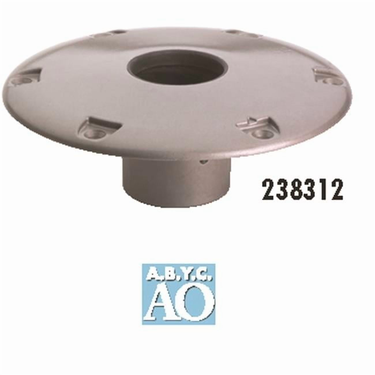 238 Series Aluminum 9" Round Socket Base
