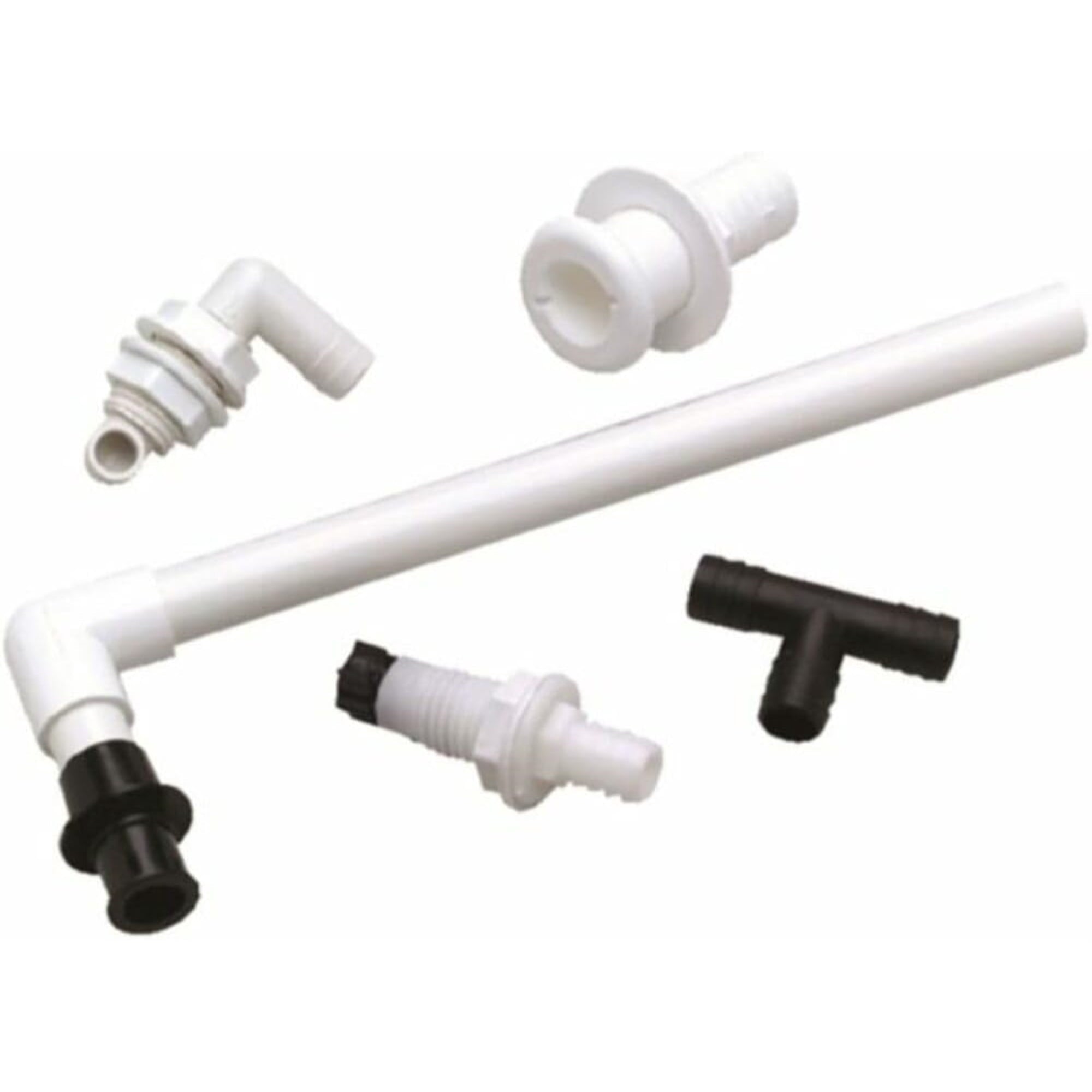 T-H Marine Baitwell Plumbing Kit, Boat Accessory with 5 Accessories Included