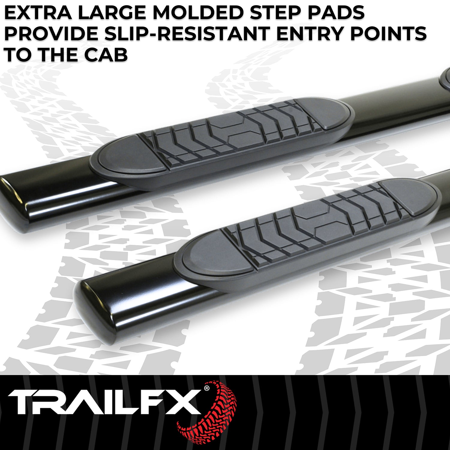 5'' OVAL STRAIGHT BAR BLK