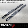 5' OVAL BENT 2019 CHEVY EXT BLK