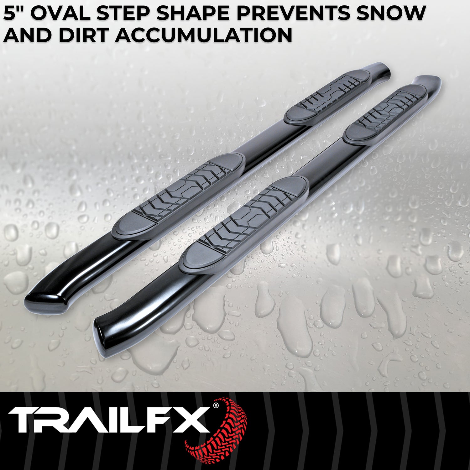 5' OVAL BENT 2019 CHEVY EXT BLK