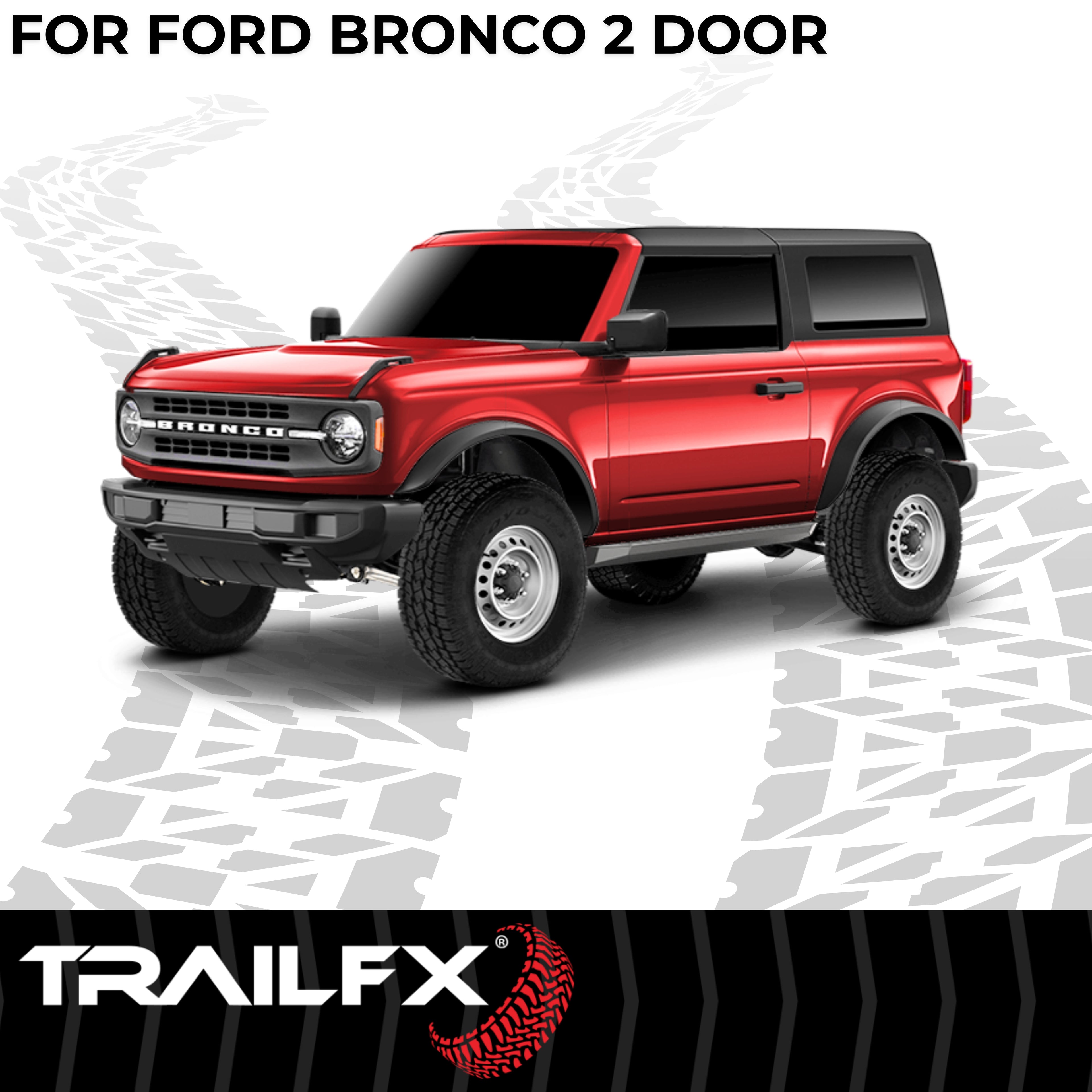 OVERLAND RUNNING BOARD BRONCO 2DR