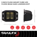 BLACK POD 4X5W FLUSH MOUNT FLOOD SI