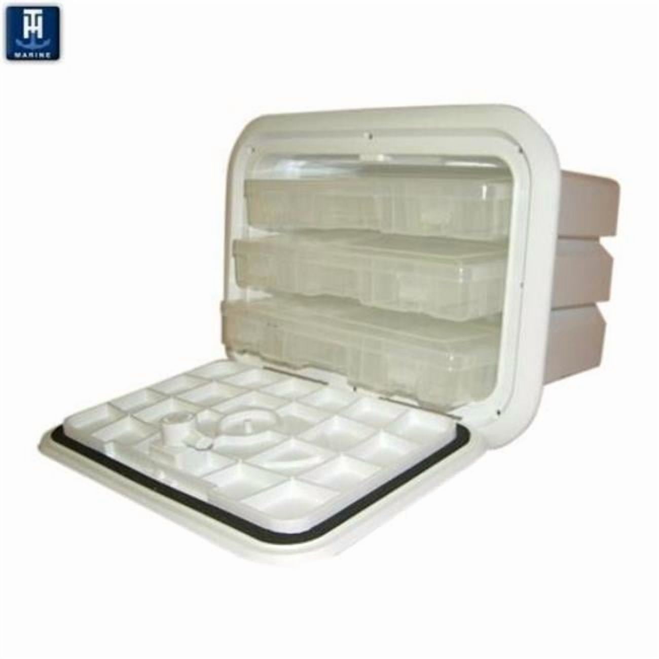 3 Tray Tackle Box 11X15"-White