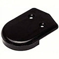 2" End Cap Rub Rail Black Packaged