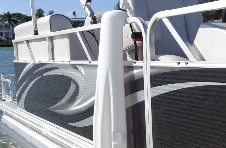 Taylor Pontoon Fence Saver 9" x 36", White