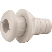 Polypropylene Thru-Hull White