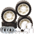 Wobble Roller Kit  5" Ribbed Black