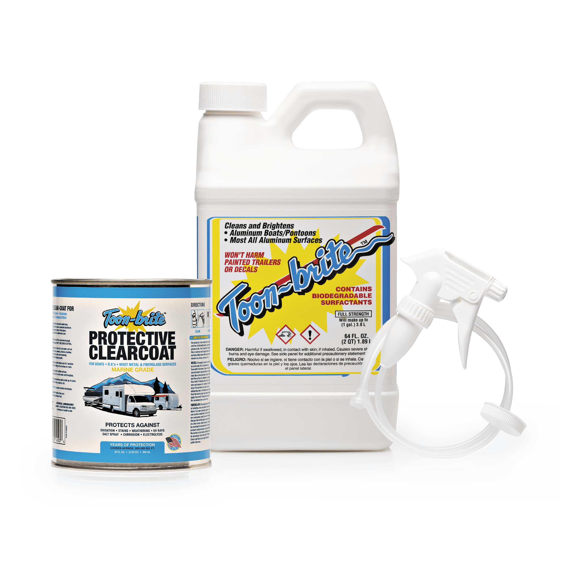 Aluminum Cleaner And Clear Coat Kit