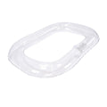 TrailFX Truck Cab Back Panel Seal - Fills Truck Cab To Camper Gaps Up To 3 Inches 24 X 16 Inch Inflatable PVC Clear