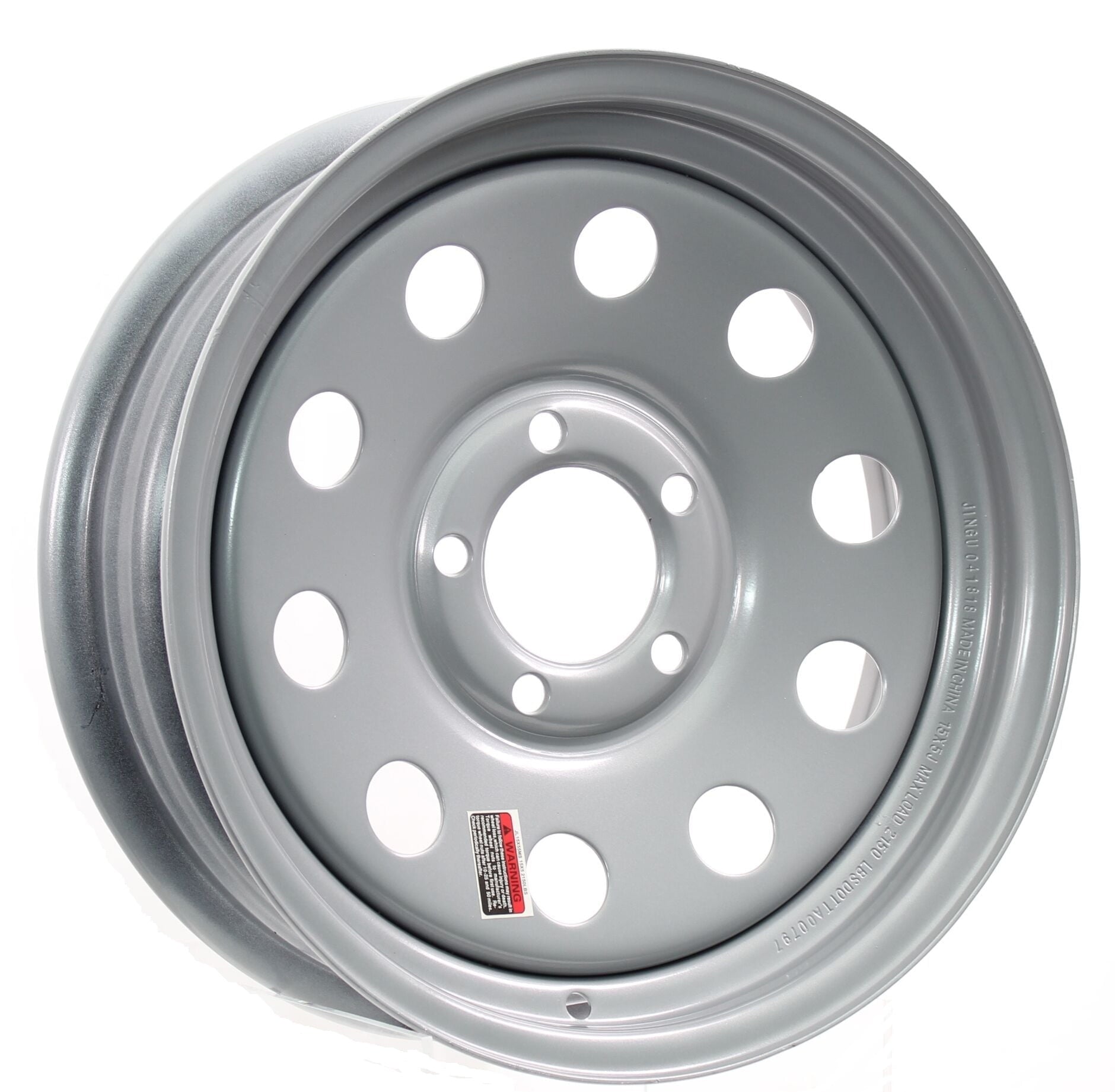 15X6 Mod 5H-4.5 Star Slvr