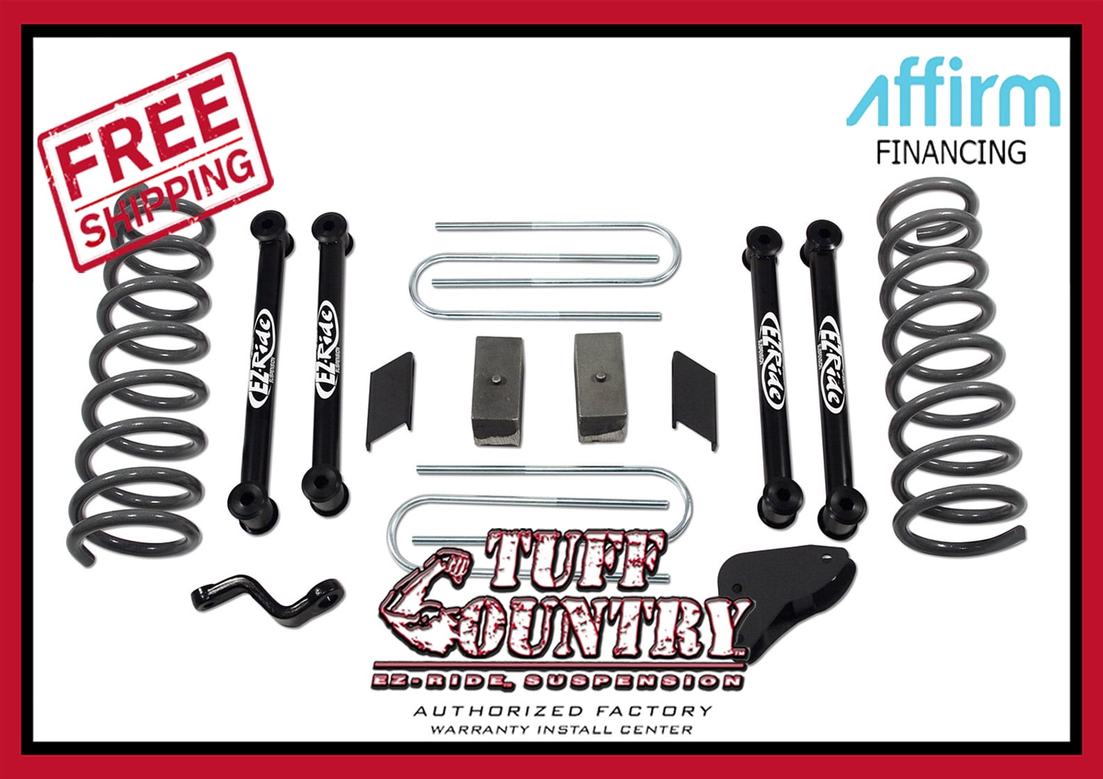 4' Suspension System W/FR