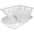 Mini Dish Drainer Set-Wht