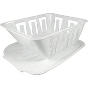 Mini Dish Drainer Set-Wht