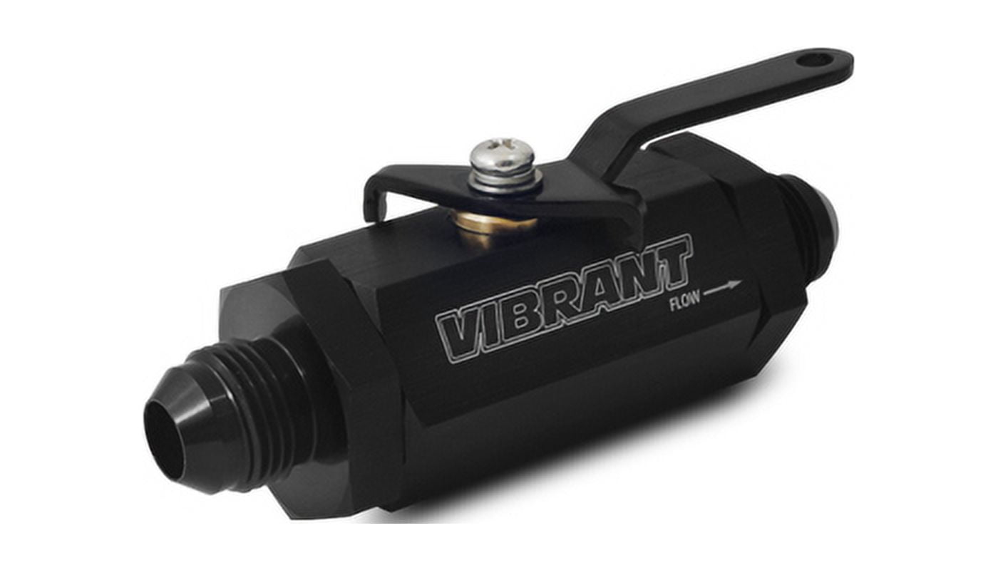 -6AN to -6AN Male Shut Off Valve -