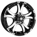 Aluminum - 15X5 5X4.5 Black Machine